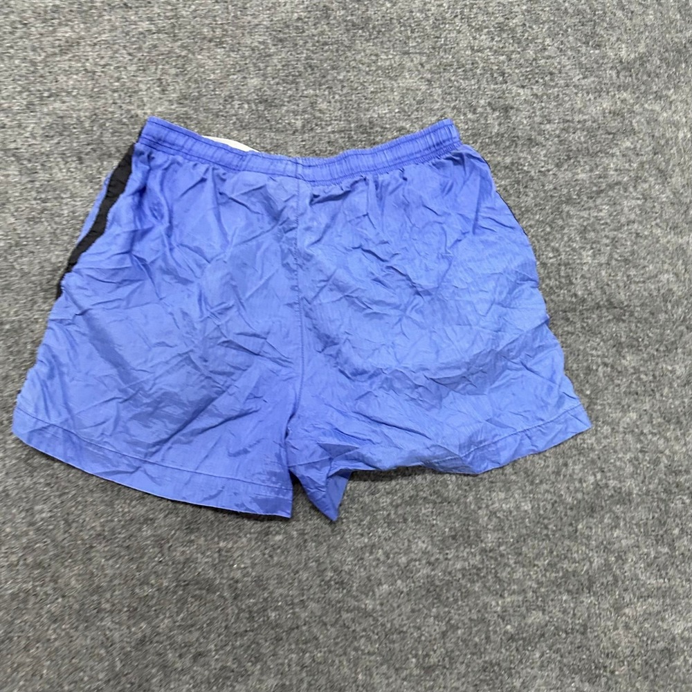 Nike Athletic Shorts Womens Size M Blue Nylon Track Running Gym Sporty Casual